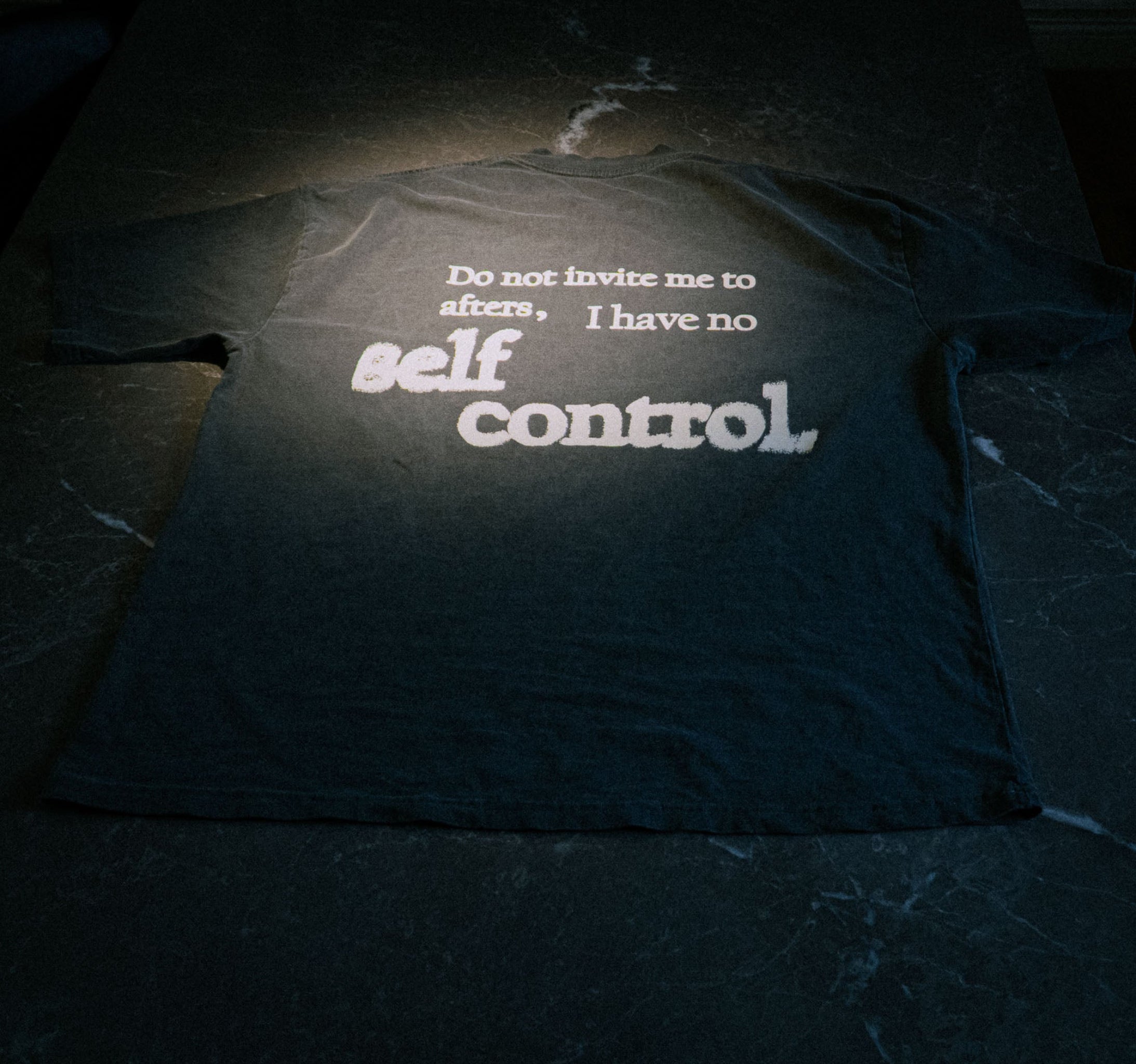 AFTERS — Oversized Heavyweight Acid-Wash Tee
