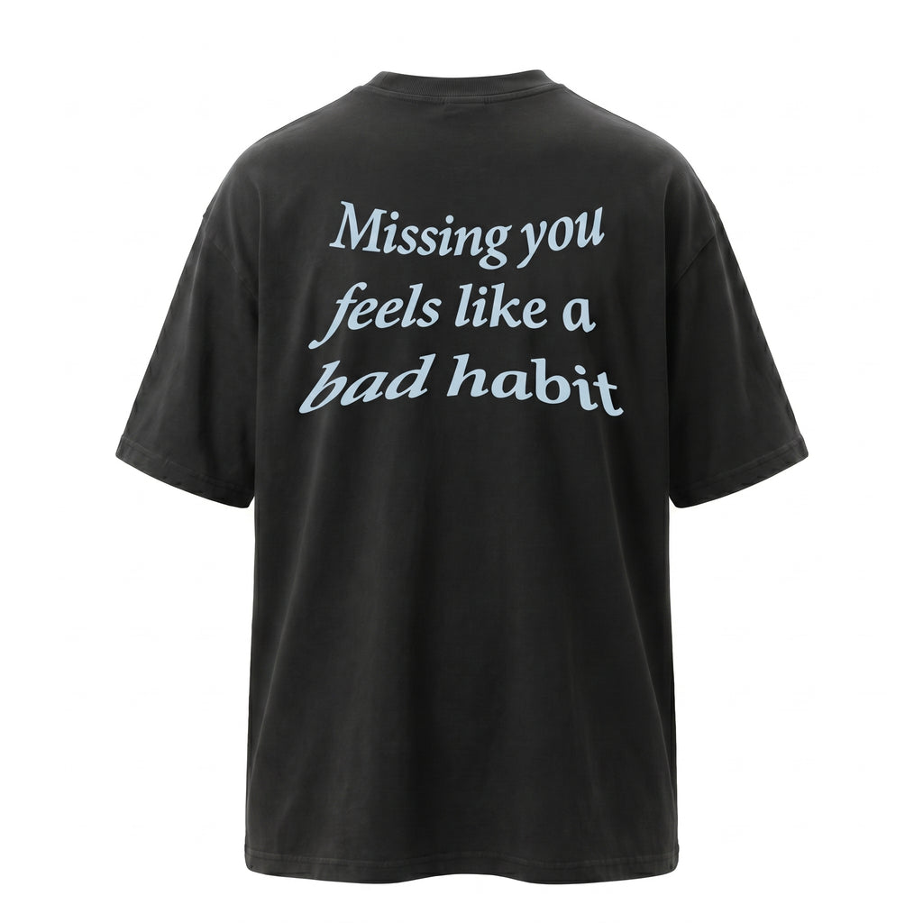 MISSING YOU — Oversized Heavyweight Puff Tee