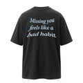 MISSING YOU — Oversized Heavyweight Puff Tee