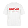 REHAB — Oversized Heavyweight White Tee