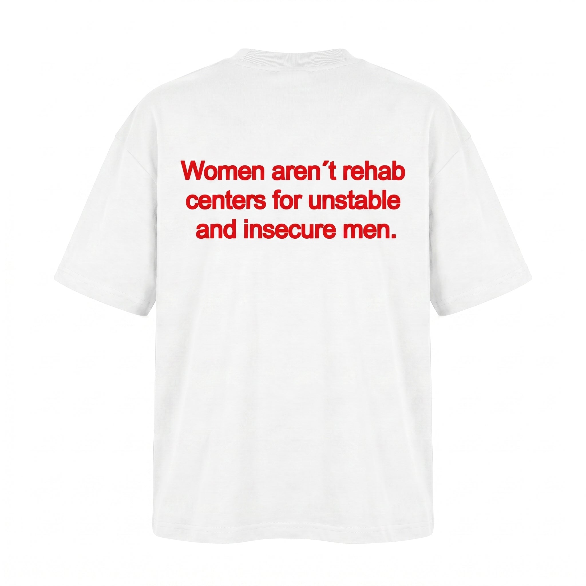 REHAB — Oversized Heavyweight White Tee
